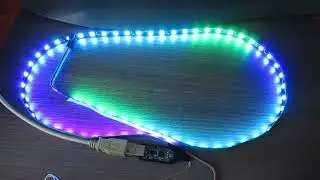 How to Control Addressable LED Strips via USB! (WS2811/WS2812b PC App Control)