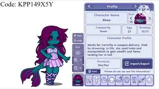 My character!! || #raineshellaverseau || read desc for more