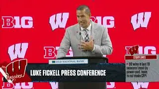 Wisconsin Coach Luke Fickell Speaks at Big Ten Media Days