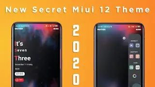 New Secret Miui 12 Theme In 2020 || Best Top 2 Miui 12 Theme || Unique Tech
