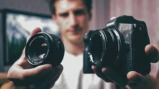 Using Vintage Lenses on a Canon EOS R with a Lens Adapter / Pentax K PK to Canon EOS R K&F Concept