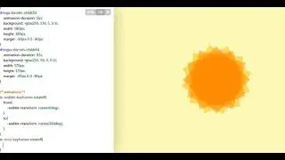 How to Create Sun Animation by using Pure CSS and HTML - MR-CODE 2020