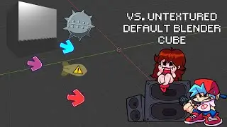 Friday Night Funkin' - Vs. Untextured Default Blender Cube | Mod Showcase