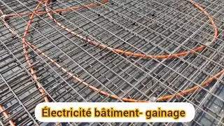 Électricité Bâtiment | Gainage Sur une Dalle à Coulage de Béton