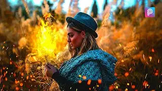 Picsart Realistic Fire Manipulation | Creative Picsart Editing Tutorial 2020