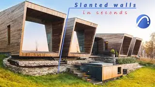 Create slanted walls in seconds 