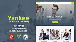 Yankee - Insurance & Consulting WordPress Theme | Themeforest Website Templates and Themes