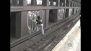 NYC Graffiti KORN RIP & DCOR  Subway Bombing