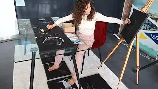 Working on Project10 in Museum Vlaardingen