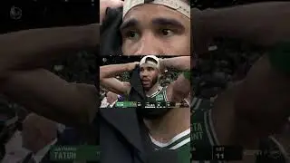 "WE DID IT!" - Jayson Tatum