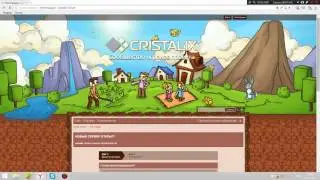 Как создать аккаунт на cristalix