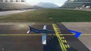 Microsoft Flight Simulator - TBM930 full ILS approach - LOWI to LOWK - no commentary