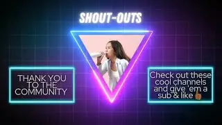 More Shout-Outs 📢 to some great channels. (links in description)
