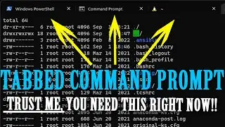 Windows Terminal Tabbed Command Prompt