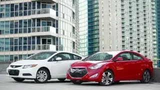 2013 Hyundai Elantra Coupe vs. 2012 Honda Civic Coupe