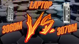 #3060M VS #3070M Laptop + Ryzen 5 3600 TEST in 4 Games 1080P
