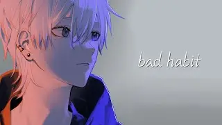 ♪ Nightcore - Bad Habit → Steve Lacy (Lyrics) | i wish i knew you wanted me
