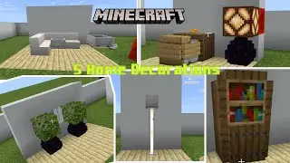 Minecraft: 5 Home Decoration Designs