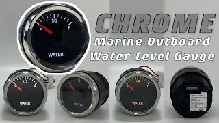 CHROME marine outboard gauge Water Level Gauge │Wi-Fi Smart Gauge Easy Calibration
