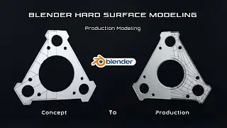 Blender Hard Surface Modeling For Production | Blender Tutorial 