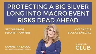 Protecting a Big Silver Long Into Macro Event Risks Dead Ahead