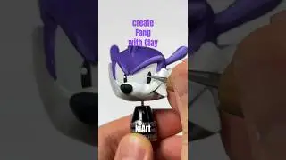 Create Fang with Clay 