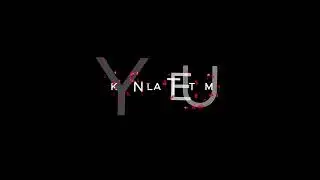 Laaya song | Blackscreen lyrical video | @rncreation20