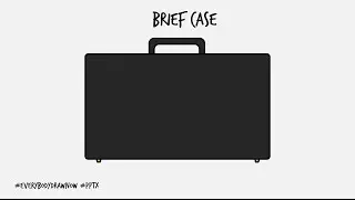 DRAWATHON: Draw a Brief Case in PowerPoint