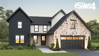 The Sims 4 | Traditional American Family House  | No CC | Speed Build