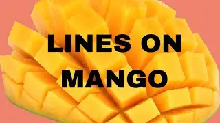 My favorite fruit | Lines on mango | Creative writing |
