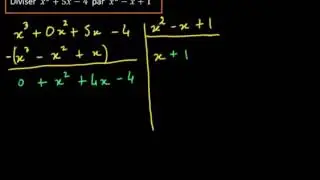 Euclidean division of a polynomial by a polynomial