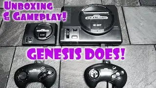 Sega Genesis Mini Unboxing and Gameplay!
