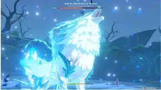 Genshin Impact World Level 4 Andrius Fight [5* Artifact Drop]