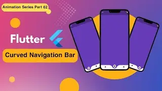 Flutter curved navigation bar | custum animated navigation bar in flutter | BalochCodes