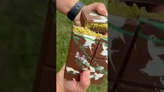 Viral Dubai Pistachio Chocolate 🍫 #candy #choclatebar #chocolate #viraldubaichocolate#