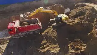Разработка котлована под складской комплекс. Земляные работы. Промзона Парнас. г. Санкт-Петербург.