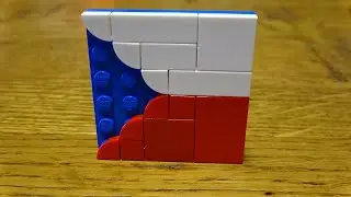 Building a Lego Country Flag of Czech Republic