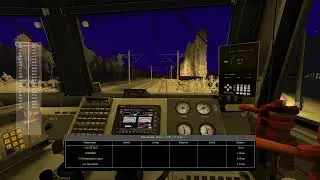 [RTrainSim] Прибытие на ЭП1-085 с пассажирским поездом на станцию Коромыслово.