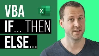 Excel VBA if (then) else Verzweigung