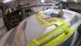 Хонда CR-V покраска ляды и крыши