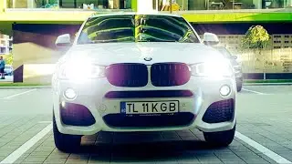 BMW X4 F26 headlights test - Xenon, fog projector led