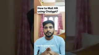 Write email using Chatgpt | 
