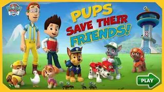 PAW Patrol: Pups Save Their Friends Gameplay (Browser Game)
