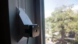 I made automatic window blinds