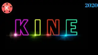 How to make a LIGHT TEXT on android in kinemaster
