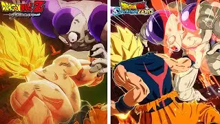 Dragon Ball Sparking! ZERO - Goku vs Frieza Comparison - DBZ Kakarot vs DBSZ