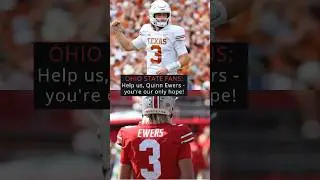 Ohio State fans PRAYING that Quinn Ewers can save them from Michigan's dominance #shorts