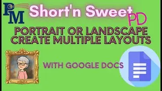 Google Doc - How to Change Individual Page Layouts