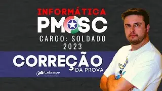 CFP-PMSC 2023 - CORREÇÃO DA PROVA DE INFORMÁTICA CEBRASPE | PROFESSOR FABIO ROSAR