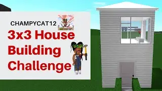3x3 Bloxburg House Building Challenge | Roblox
